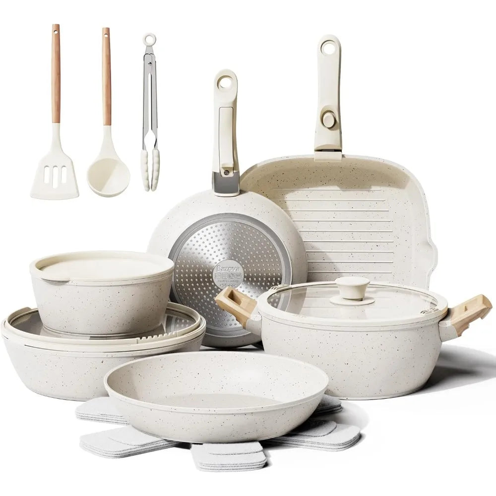 19-Piece Nonstick Cookware Set