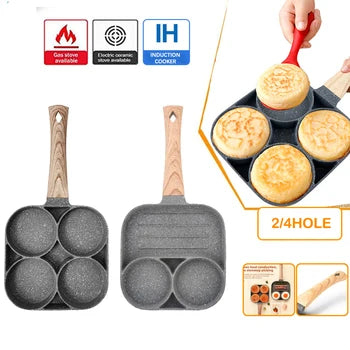 4-Hole Nonstick Egg Pan