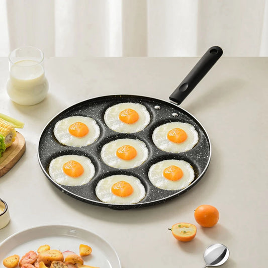 7-Hole Nonstick Frying Pan