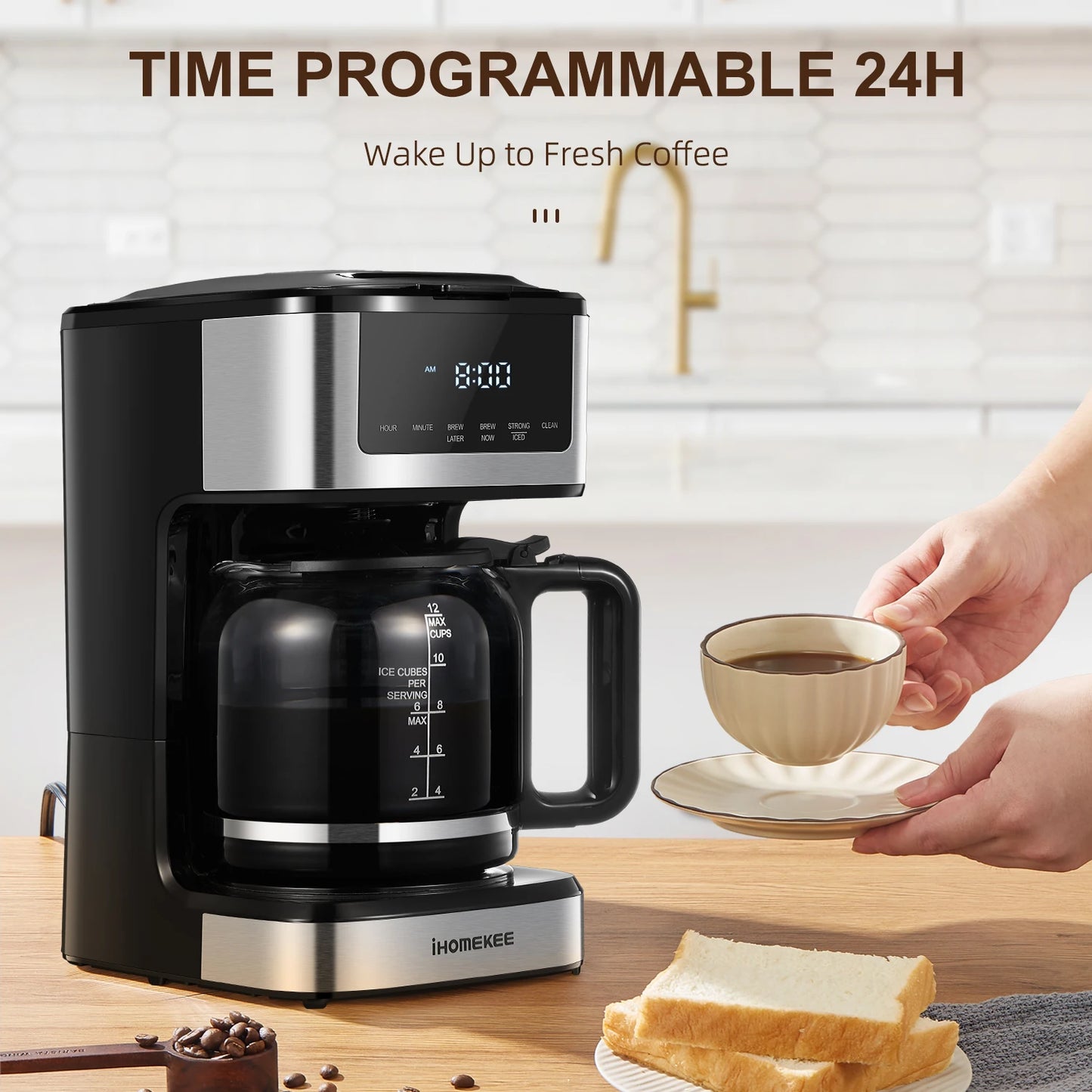 12-Cup Programmable Coffee Maker